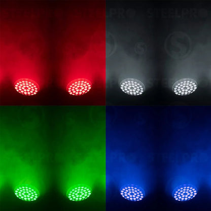 Case Cabezas Robóticas Led Wash/zoom Rgbw 36x15w Steelpro