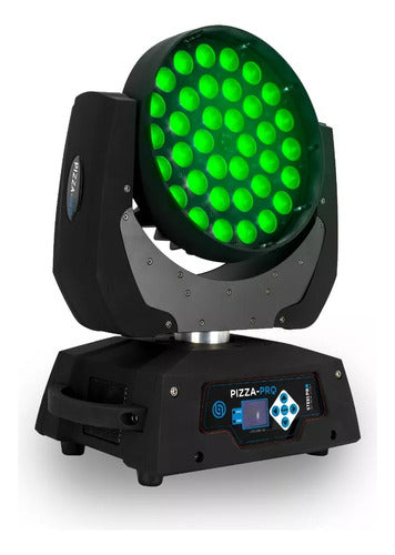 Case Cabezas Robóticas Led Wash/zoom Rgbw 36x15w Steelpro