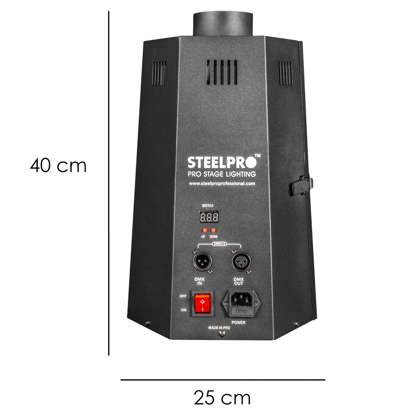 Maquina De Fuego Dmx 200w Lanza Llamas Steelpro