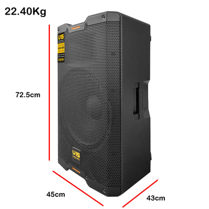 Bafle Profesional 15 Bi-amplificado Dsp 500w Rms Steelpro U15