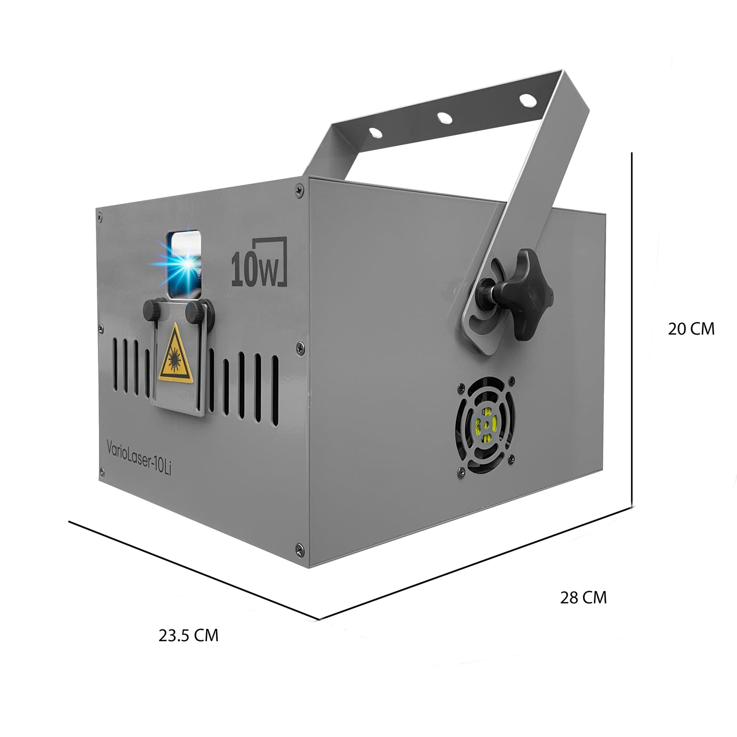 Láser Profesional Steelpro VARIOLASER-10Li Rgb 10w Control Por App Dmx 16ch
