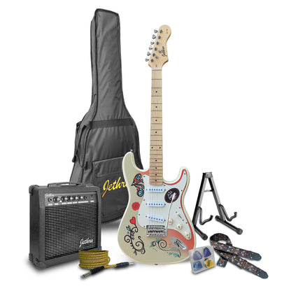 Paquete Guitarra Electrica Jethro 077-SK Series By Steelpro