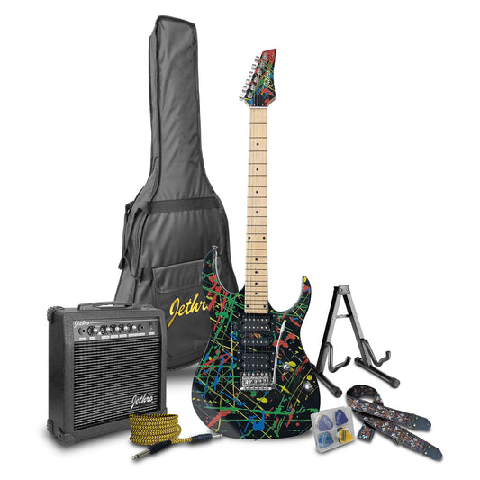 Paquete Guitarra Electrica Jethro 080-SK Series By Steelpro