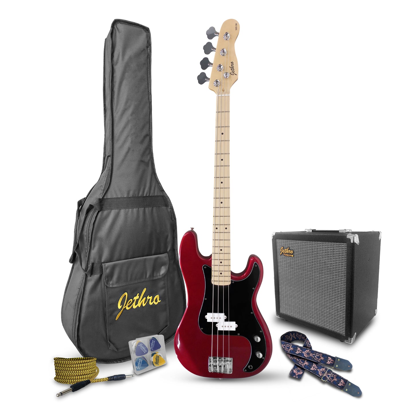 Paquete Bajo Electrico Jethro 502-SK Series By Steelpro