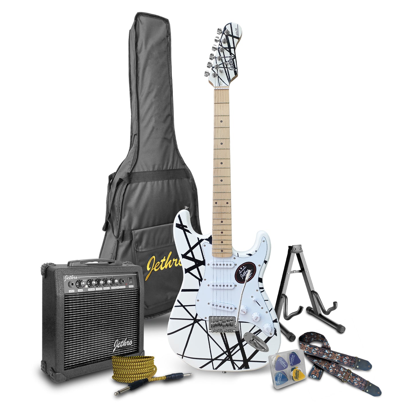 Paquete Guitarra Electrica Jethro 076-SK Series By Steelpro