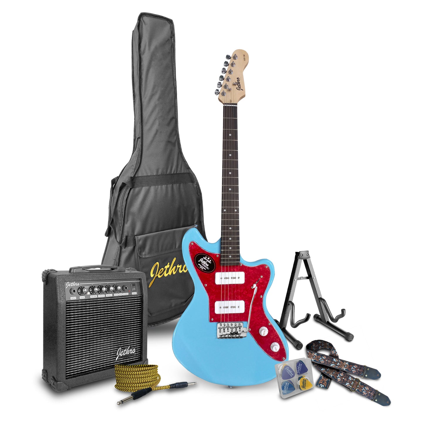 Paquete Guitarra Electrica Jethro 059-SK Series By Steelpro