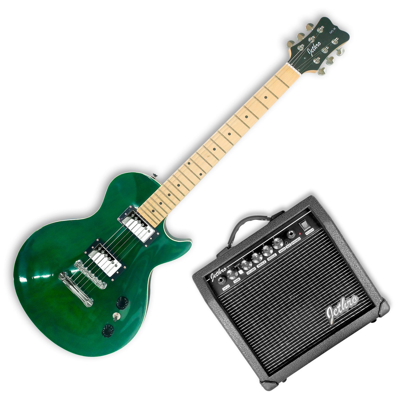 Paquete Guitarra Electrica Jethro 045-SK Series By Steelpro