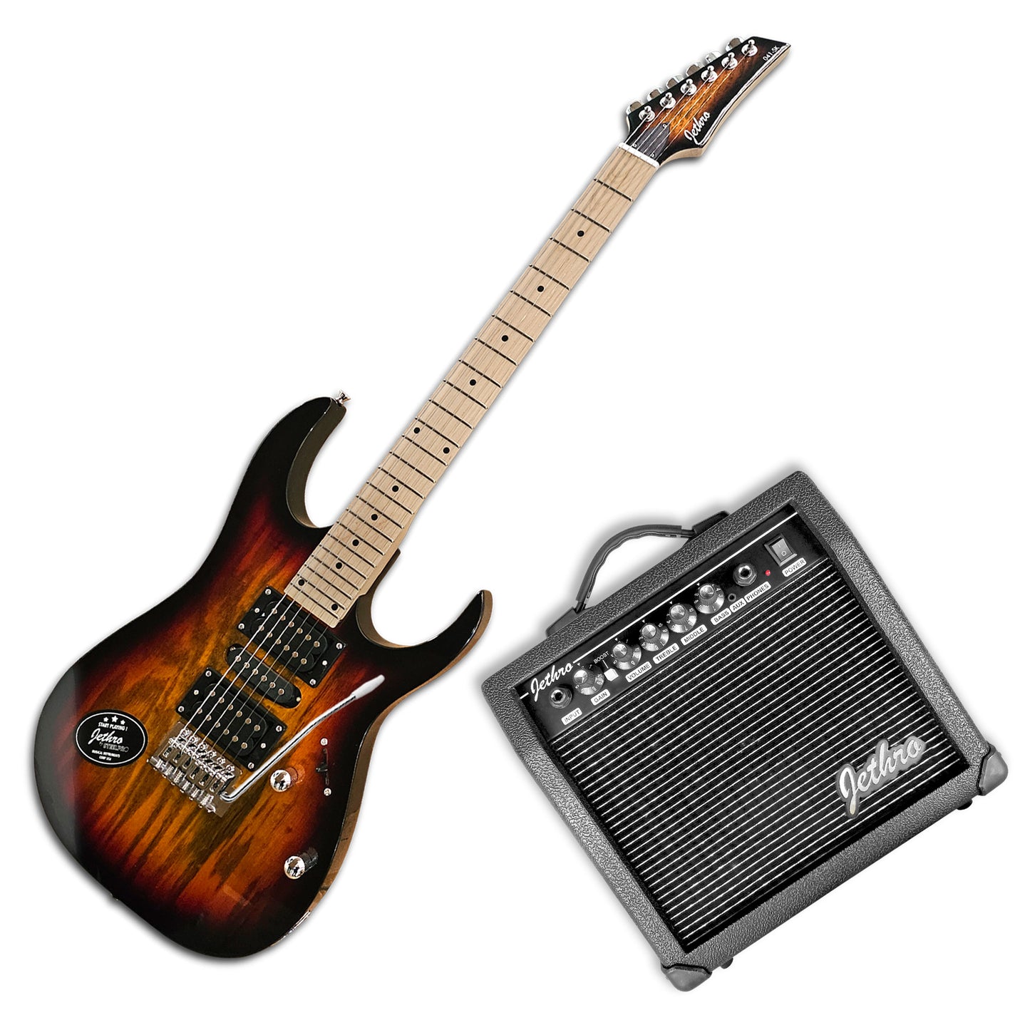 Paquete Guitarra Electrica Jethro 041-SK Series By Steelpro