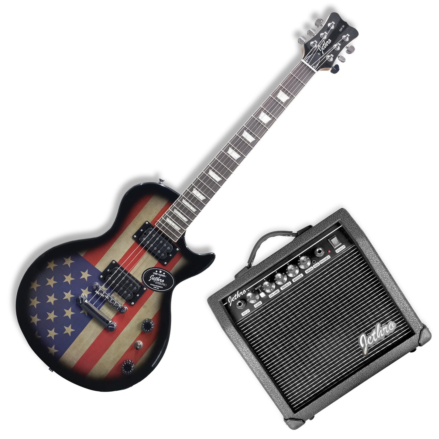 Paquete Guitarra Electrica Jethro 069-SK Series By Steelpro