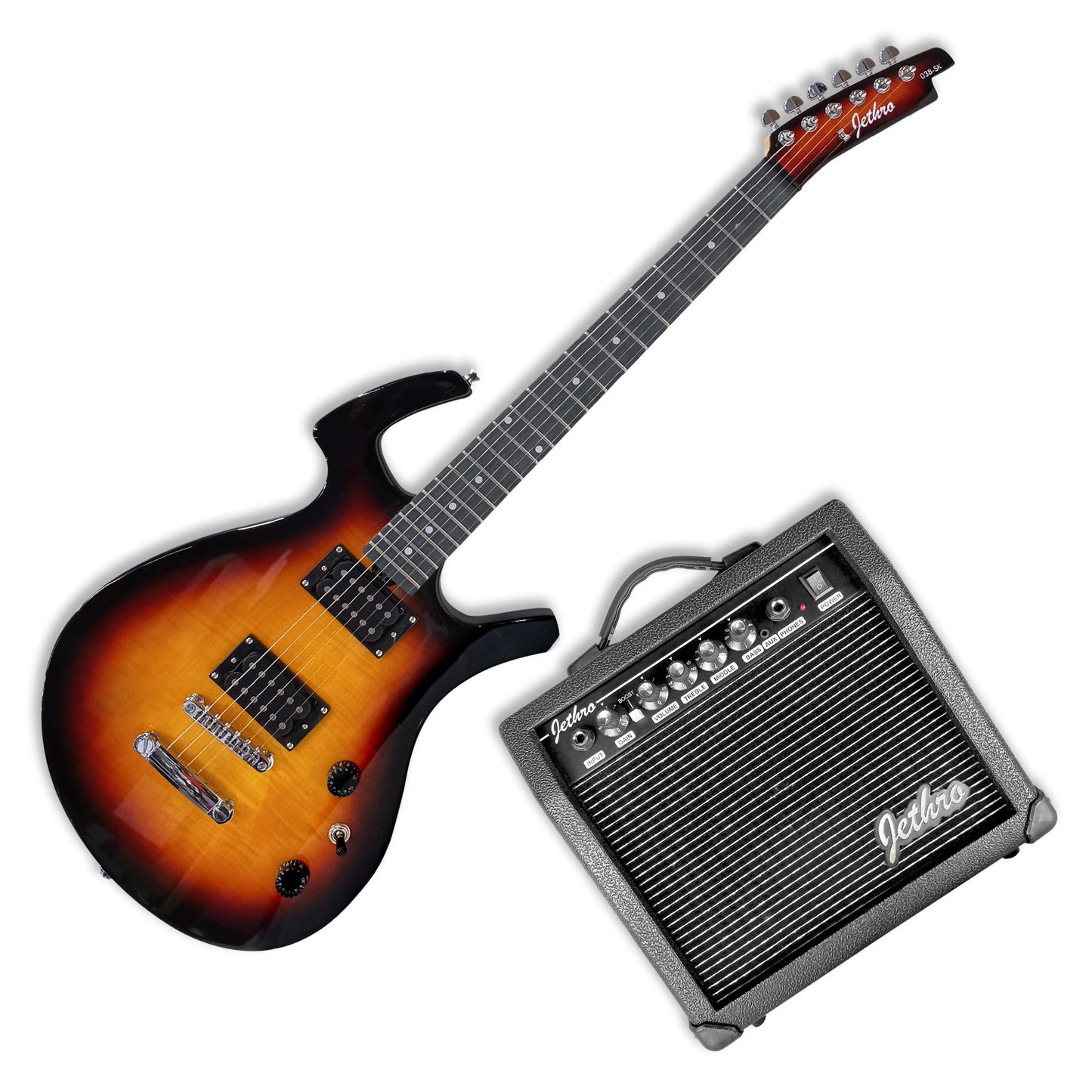 Paquete Guitarra Electrica Jethro 038-SK Series By Steelpro