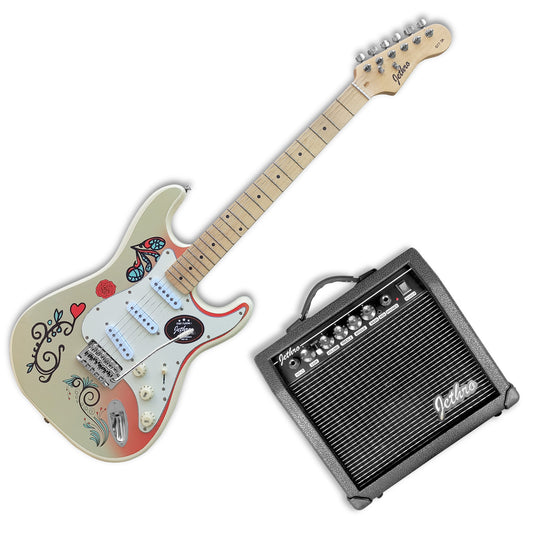 Paquete Guitarra Electrica Jethro 077-SK Series By Steelpro