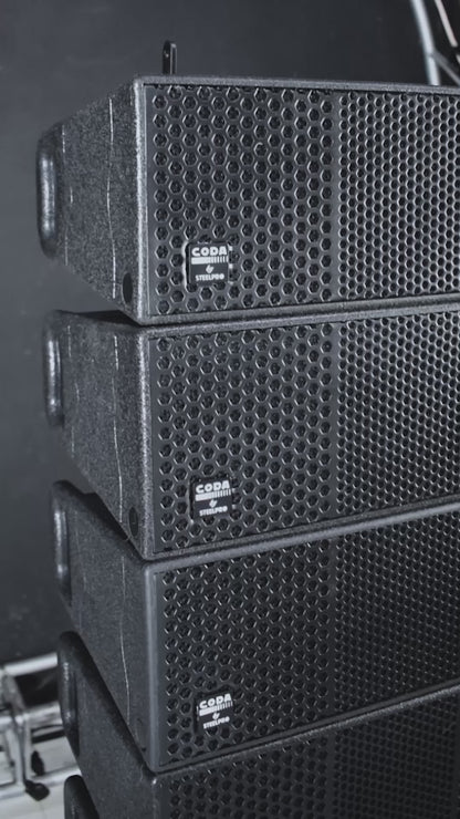 CODA SET Sistema Lineal De 8 Satélites 1 Subwoofer 600w+800w Rms Steelpro