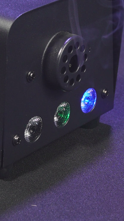 Camara De Humo 500w Alambrica Y Inalambrica C/leds Color Negro