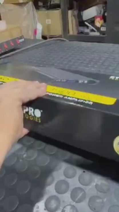 Amplificador Nano 3500 Clase D Steelpro para Subwoofer Monoblock Bass 3500W MAX 1 Ohm estable Alto Rendimiento Open Show, LPF, Bass Boost 12 dB,Filtro Subsonico, Fase Variable, Control de Bajos