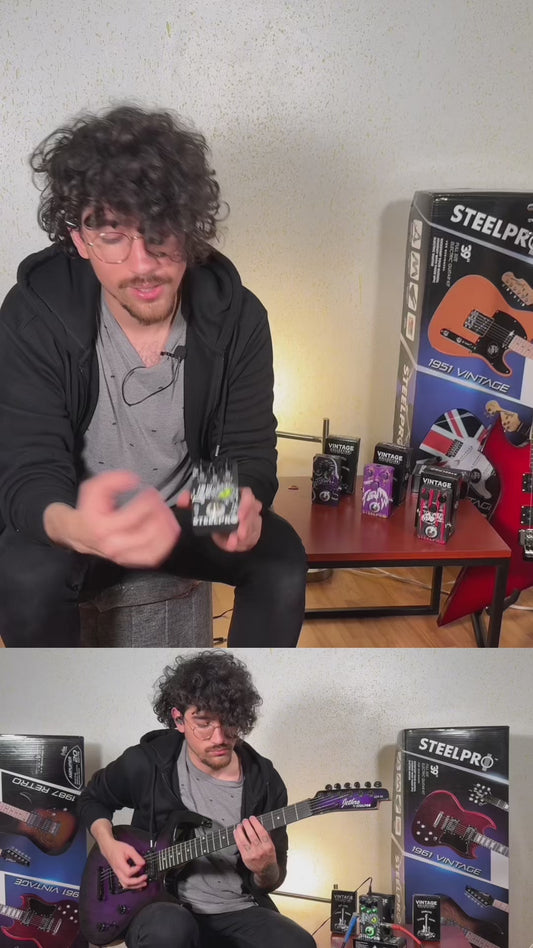 Pedal Para Guitarra Steelpro Dragon Force 6 Distorsión  9v