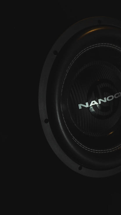 NANO-CX12 Subwoofer Profesional 12" Open Show 1400W RMS 3600W MAX Doble Bobina 4+4 Ohms Fibra Carbono Car Audio Nano-CX by Steelpro