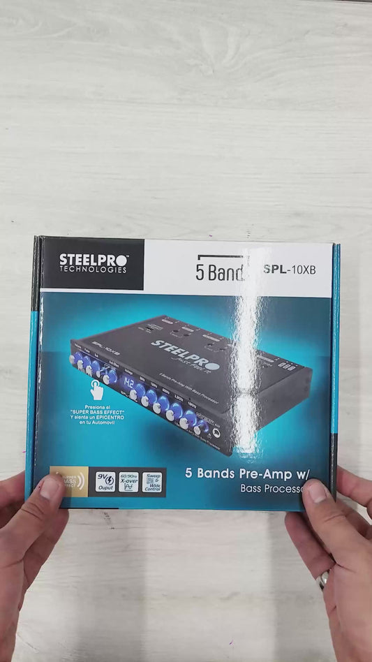 Ecualizador Pre-amp 5 Bandas Efecto Epicentro 9volt Steelpro