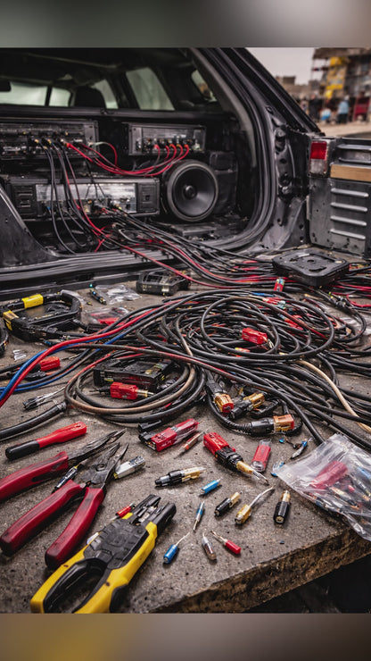 Kit Car Audio Instalador Terminal Thermofit Cinchos Conectores Termoflex 615 Pza Terminales Ojillo / Terminal Doble Hi-low /zapatas Hembras / Terminales Espada LK-COT-615 Steelpro Links