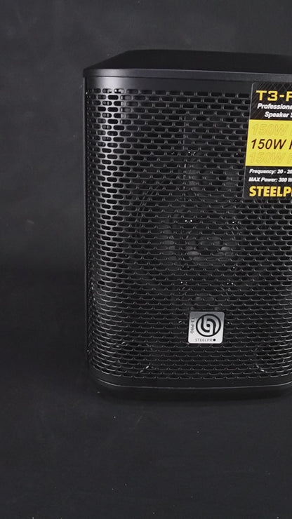 Bafle Amplificado Bluetooth Recargable 8puLG Steelpro T3-PRO
