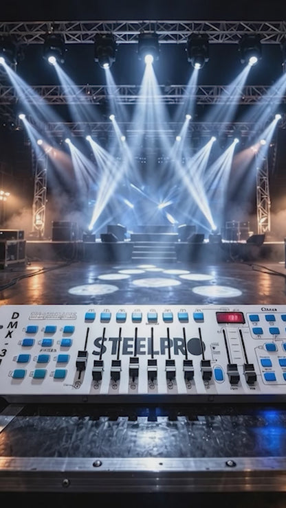 Controlador Dmx Luces/dj 12 Escáneres - 192 Canales Steelpro