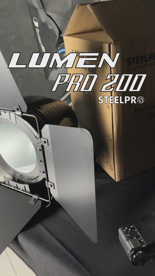 Reflector Fresnel Led 200w Dual White Steelpro Dmx