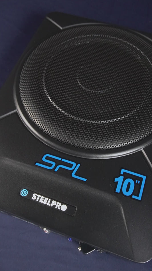 Subwoofer Amplificado 10 Autopower 800w By Steelpro Color Negro