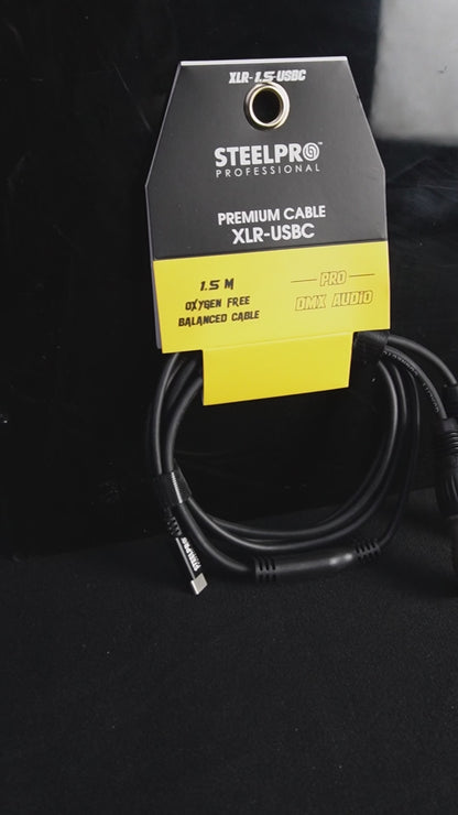 Cable Xlr-usb Tipo C 1.5m Oxigen Free By Steelpro