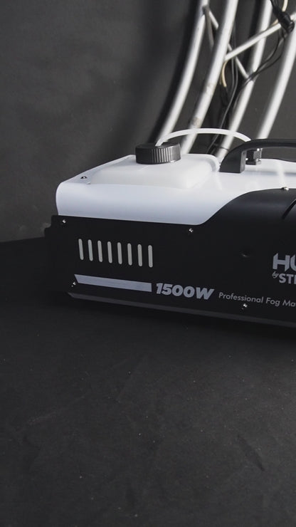 Maquina De Humo 1500w Control Inalámbrico Steelpro Hurricane Color Negro