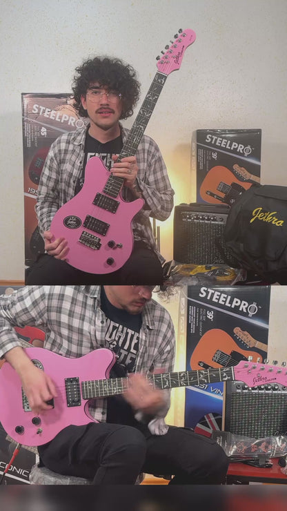 Paquete Guitarra Electrica Jethro 073-SK Series By Steelpro