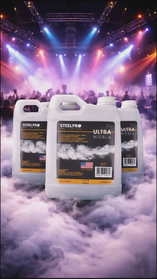 3 Líquidos Para Cámara De Humo Steelpro Ultra Niebla 1 Litro Color Incoloro