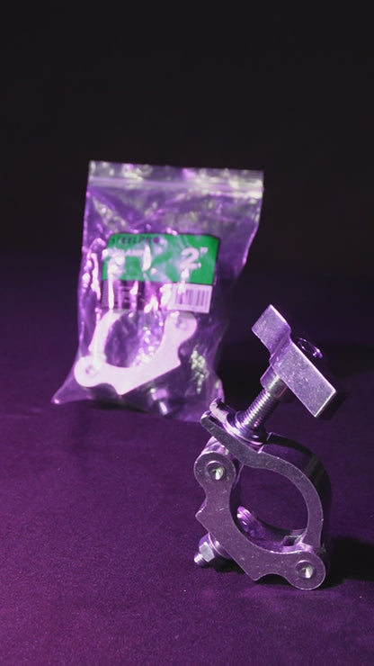 2- CLAMP Clamp Hamburguesa Metal Para Luces Led Dj Estructura Steelpro