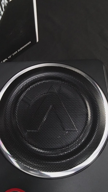 Subwoofer Amplificado 10” AURA AR-1000S 1000W Máx 400W RMS 2 Ohms Car Audio Bajo Potente