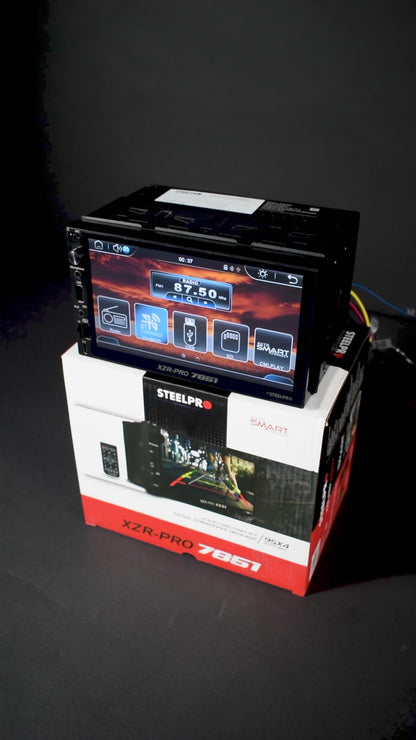 XZR-PRO 7851 Autoestéreo Pantalla Táctil 2 Din Mirror Link Bluetooth USB FM Steelpro