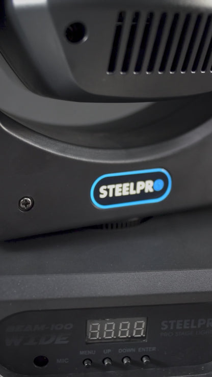 Cabeza Movil Led Beam 100w, Disco De 7 Colores  By Steelpro