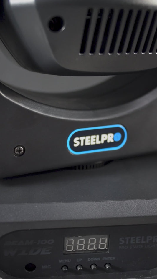 Cabeza Movil Led Beam 100w, Disco De 7 Colores  By Steelpro